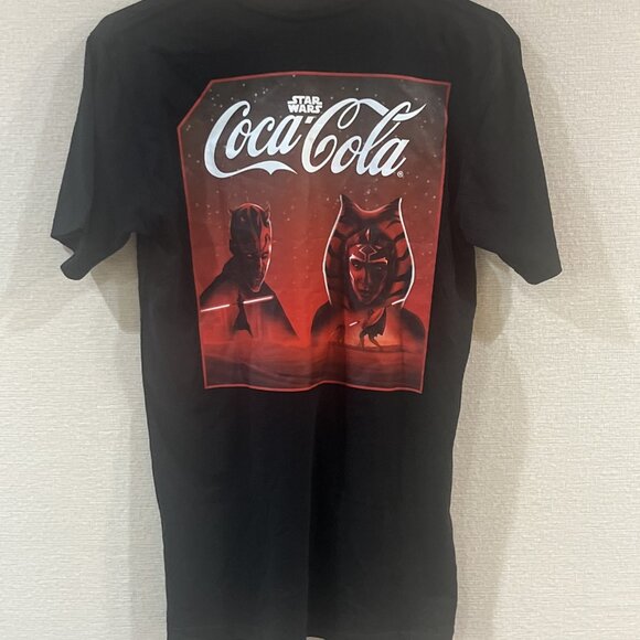Nwot Star Wars Coca Cola Small T-shirt *EXCLUSIVE PRESS EVENT MERCH* Black 2025 - Picture 5 of 9